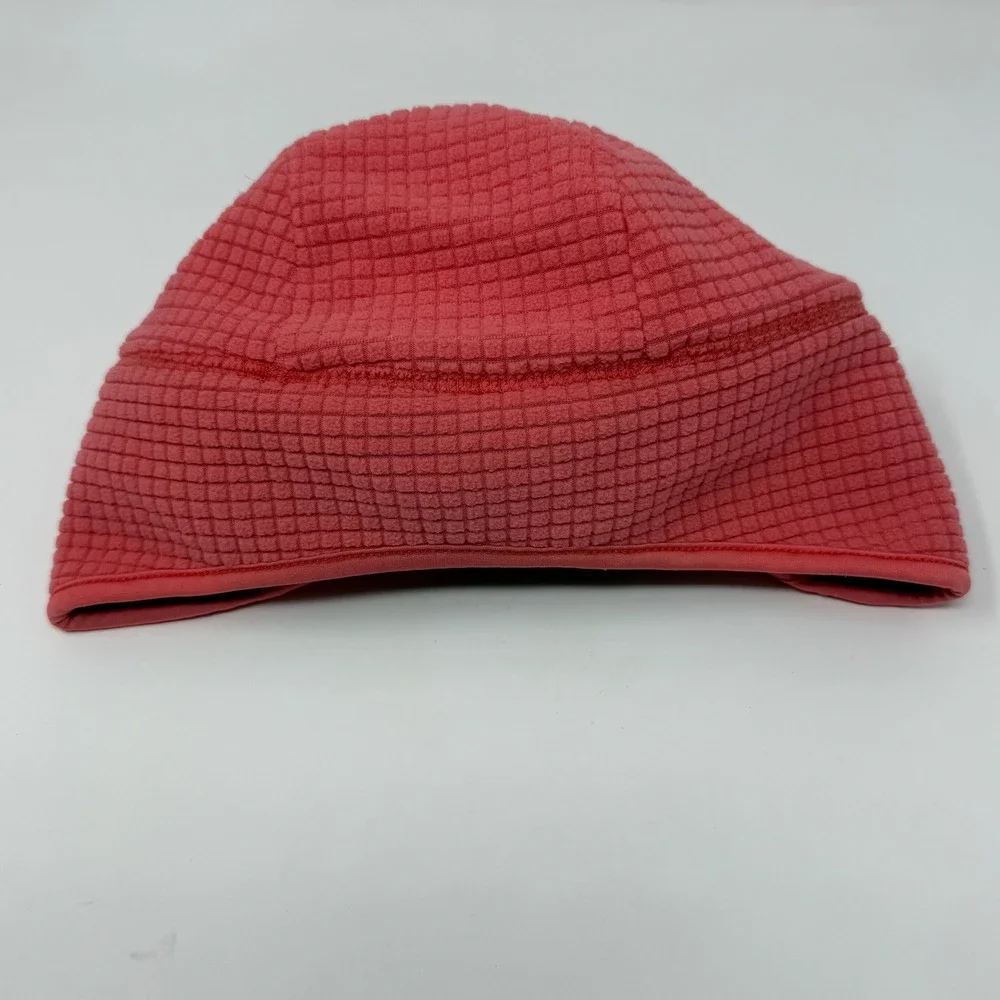 Huntworth Womens Camo Beanie Waffle Fleece Lined Ponytail Hat Pink OSFM